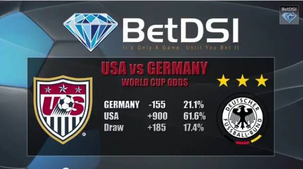 USA vs. Germany World Cup Betting Odds, Predictions From BetDSI.com