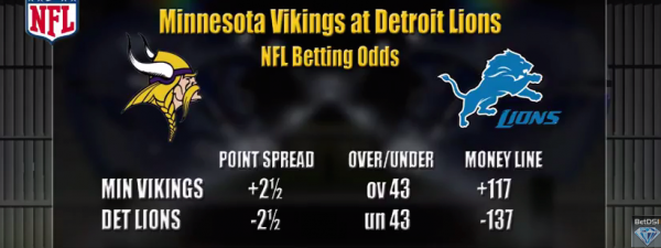 Vikings-Lions Thanksgiving Day 2016 Betting Preview 
