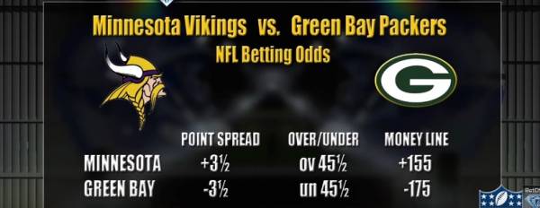 Vikings-Packers Week 17 Betting Line Vikings-Packers Week 17 Betting Line