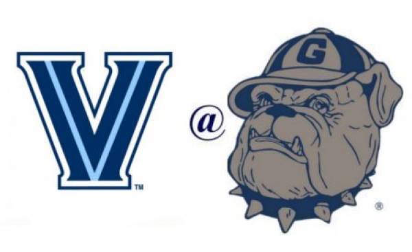 What is the Line on Villanova vs. Georgetown?