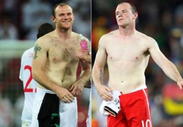 Wayne Rooney Waxed Chest