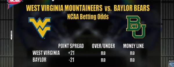 West Virginia vs. Baylor Free Pick, Betting Line – Week 7 