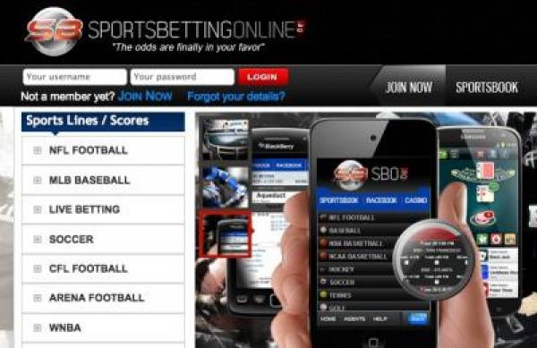 Where to Bet on Football Online – 2013:  SportsBettingOnline.com