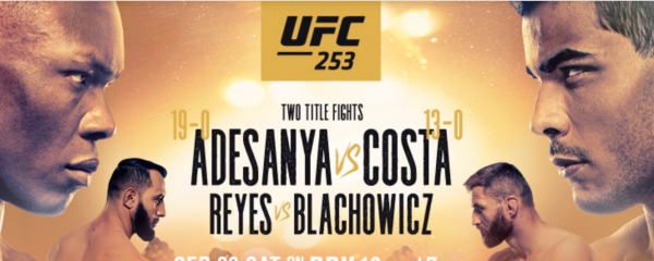 Where Can I Watch, Bet the Adesanya vs Costa Fight UFC 253 From Denver