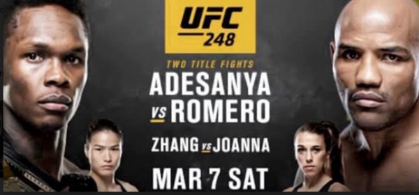 Adesanya vs. Romero Headlines UFC 248 in Las Vegas