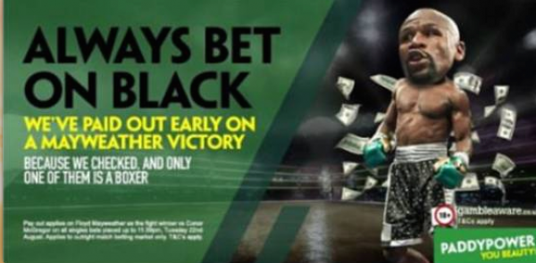 Paddy Power Pays Out £250,000 Early on Mayweather Bets: Under Fire for ‘Racial’ Promo