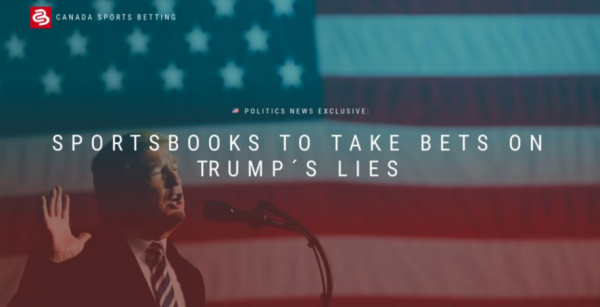 Bookmaker launches betting markets for Donald Trump’s Lies 