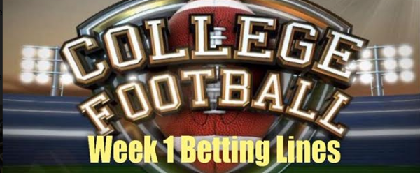 2019 Week 1 College Football Betting Lines