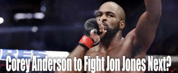 Corey Anderson Next Jon Jones Opponent Say Oddsmakers