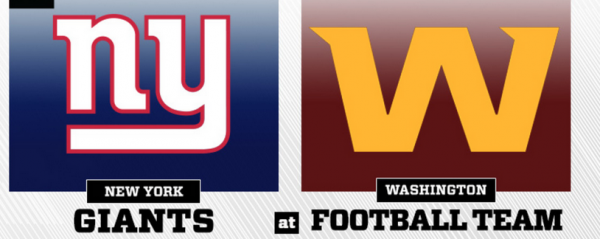 NFL Week 2 TNF Odds – New York Giants at Washington Football Team