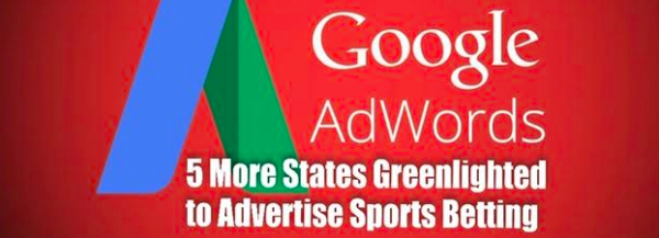 Google Adwords Now Allowed for Gambling in Five US States