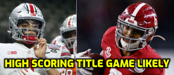 High-Scoring Title Game Expected as Alabama Opens as TD favorite