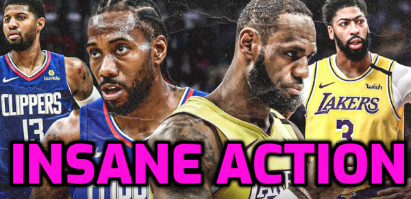 "Insane" Action on Clippers-Lakers Game Thursday Night