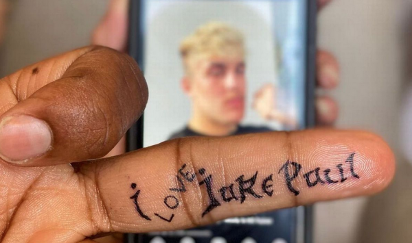 Woodley "I Love Jake Paul" Hand Tattoo and Jake Paul Rematch Odds Posted