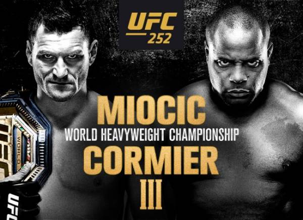 Where Can I Watch, Bet the Miocic vs Cormier 3 Fight UFC 252 From Green Bay, Appleton Wisconsin