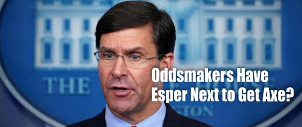Mark Esper Next White House Administration Member Fired According to Oddsmakers