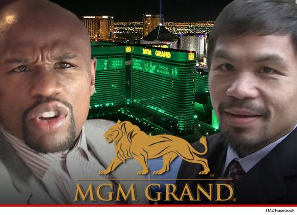 MGM Blocking Other Vegas Hotels From Showing Mayweather-Pacquiao Fight