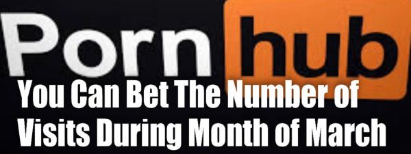 It's Come Down to Betting on Pornhub Visits