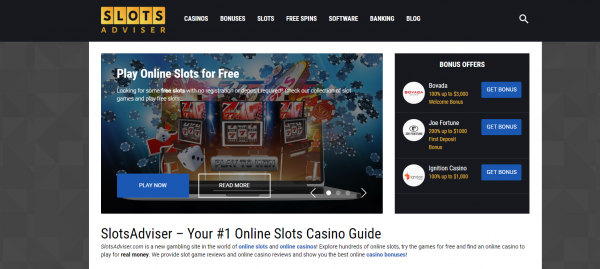SlotsAdviser.com relaunches with a great new look and lots more features for online slots fans
