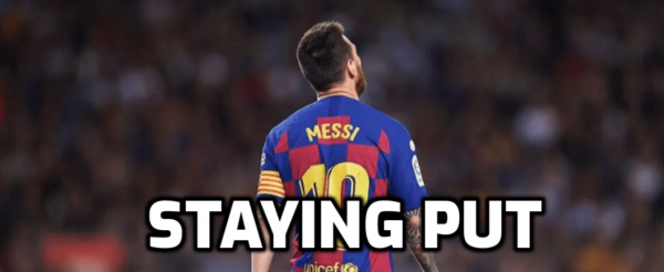 Messi to Stay Put in Barcelona