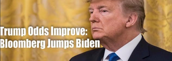 Trump's Reelection Odds Improve While Bloomberg Jumps Biden