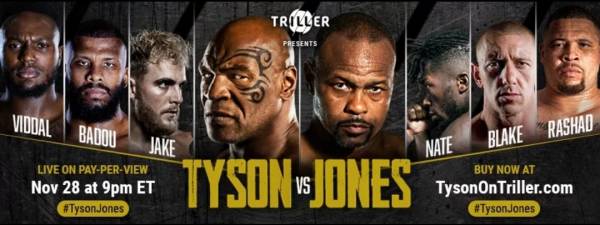 Where Can I Watch, Bet the Mike Tyson Vs. Jones Jr. Fight Columbia, South Carolina