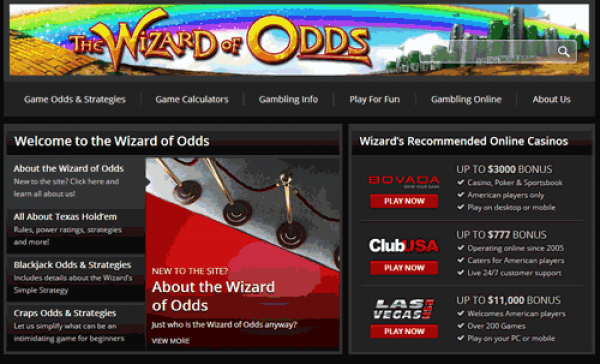 Wizard of Odds Announces Revamped Game Pages, Reviews