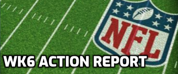 NFL Week 6 Betting Action Reports 
