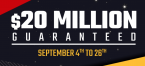 The OSS CUB3D ENCORE $20 Million GTD to Take Place Sept.04th-26th The OSS CUB3D ENCORE $20 Million GTD to Take Place Sept.04th-26th
