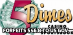 5Dimes Agrees to Forfeit Over $46.8 Million to Resolve Criminal Probe