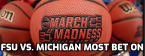 Sunday's NCAA Tournament Betting Action Report Sunday's NCAA Tournament Betting Action Report