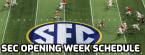 SEC Unveils Opening Week College Football Schedule SEC Unveils Opening Week College Football Schedule