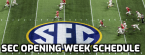 SEC Unveils Opening Week College Football Schedule