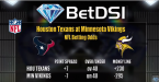 Texans vs. Vikings Betting Preview – Week 5 NFL Texans vs. Vikings Betting Preview – Week 5 NFL