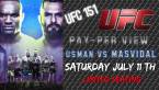 Where Can I Watch, Bet the Usman vs. Masvidal Fight UFC 251 From Milwaukee Where Can I Watch, Bet the Usman vs. Masvidal Fight UFC 251 From Milwaukee