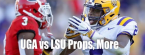 UGA vs LSU Prop Bets 2019