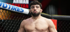 Photo of UFC fighter Arman Tsarukyan in the ring. 