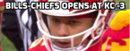What is the Opening Line on the Bills vs. Chiefs AFC Conference Championship Game What is the Opening Line on the Bills vs. Chiefs AFC Conference Championship Game