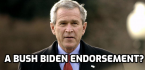 How About That George W. Bush Endorsement of Biden?  Can We Have Some Odds?