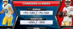 Los Angeles Chargers at San Francisco 49ers Betting Preview