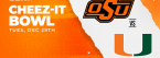 Oklahoma State Cowboys vs. Miami Hurricanes Prop Bets - Cheez-It Bowl Oklahoma State Cowboys vs. Miami Hurricanes Prop Bets - Cheez-It Bowl