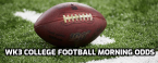 2020 Week 5 College Football Betting Odds