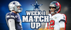 Week 1 Line on the Bucs vs. Cowboys Game at Dallas +2