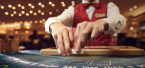 Vegas Dealer Continued to Deal While Gambler was Slumped Over Table Vegas Dealer Continued to Deal While Gambler was Slumped Over Table