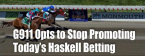 Gambling911 Won't Promote 2019 Haskell Invitational Betting 