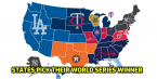 Map Shows Which Team Every State is Picking for World Series