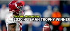 The Final Odds on the 2020 Heisman Trophy Winner