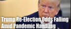 Trump's Re-Election Odds Dropping Amid Pandemic Handling