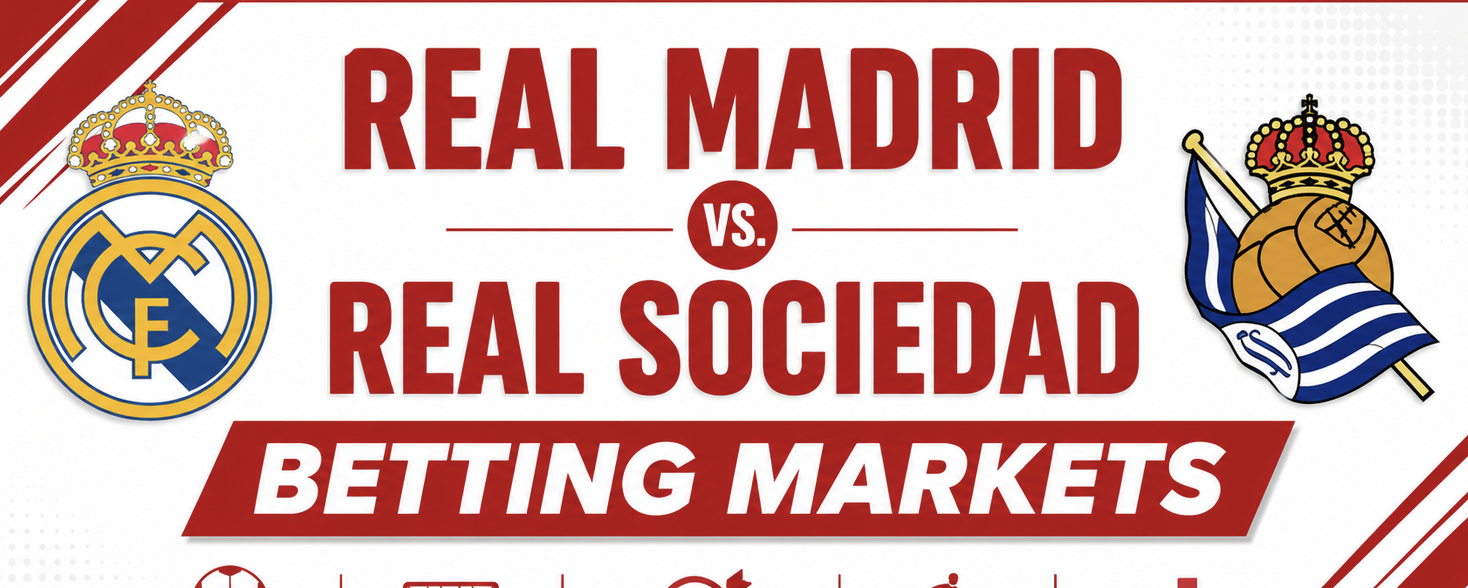  Real Madrid vs. Real Sociedad Betting Odds - La Liga 26 August