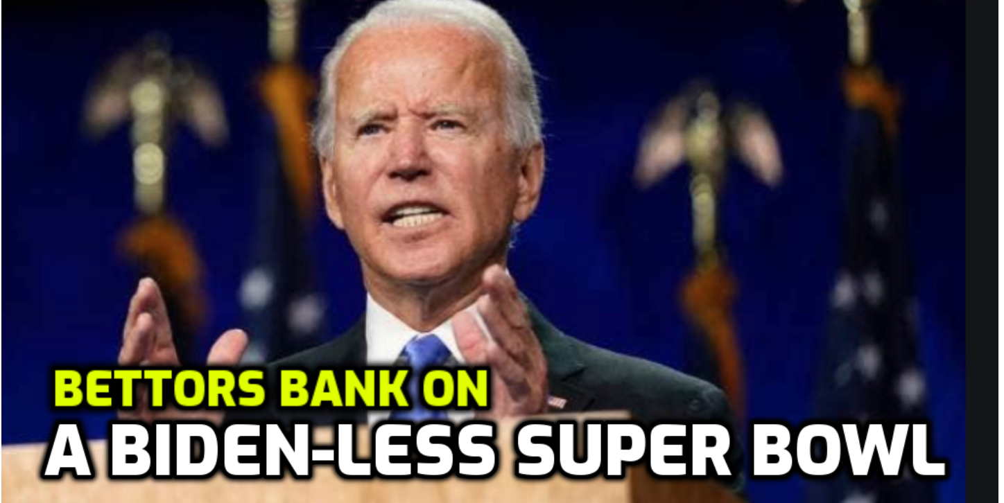 Bettors Banking on Biden-less Super Bowl, Approval Rating and White House Visit